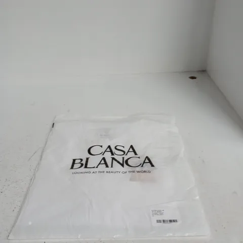 CASA BLANCA WHITE JERSEY CLASSIC T-SHIRT, EGYPTIAN ARCH DESIGN, UK XL (ORIGINAL XL)