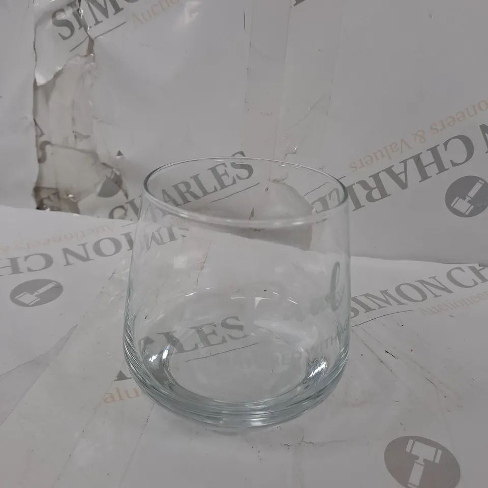 LOVE ABODE PERSONALISED WHISKEY TUMBLER