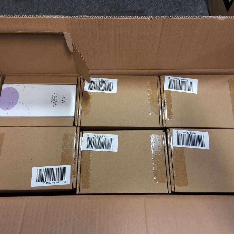 LOT OF 30 BRAND NEW TILI RECHARGABLE ALL OVER BODY TRIMMERS SETS