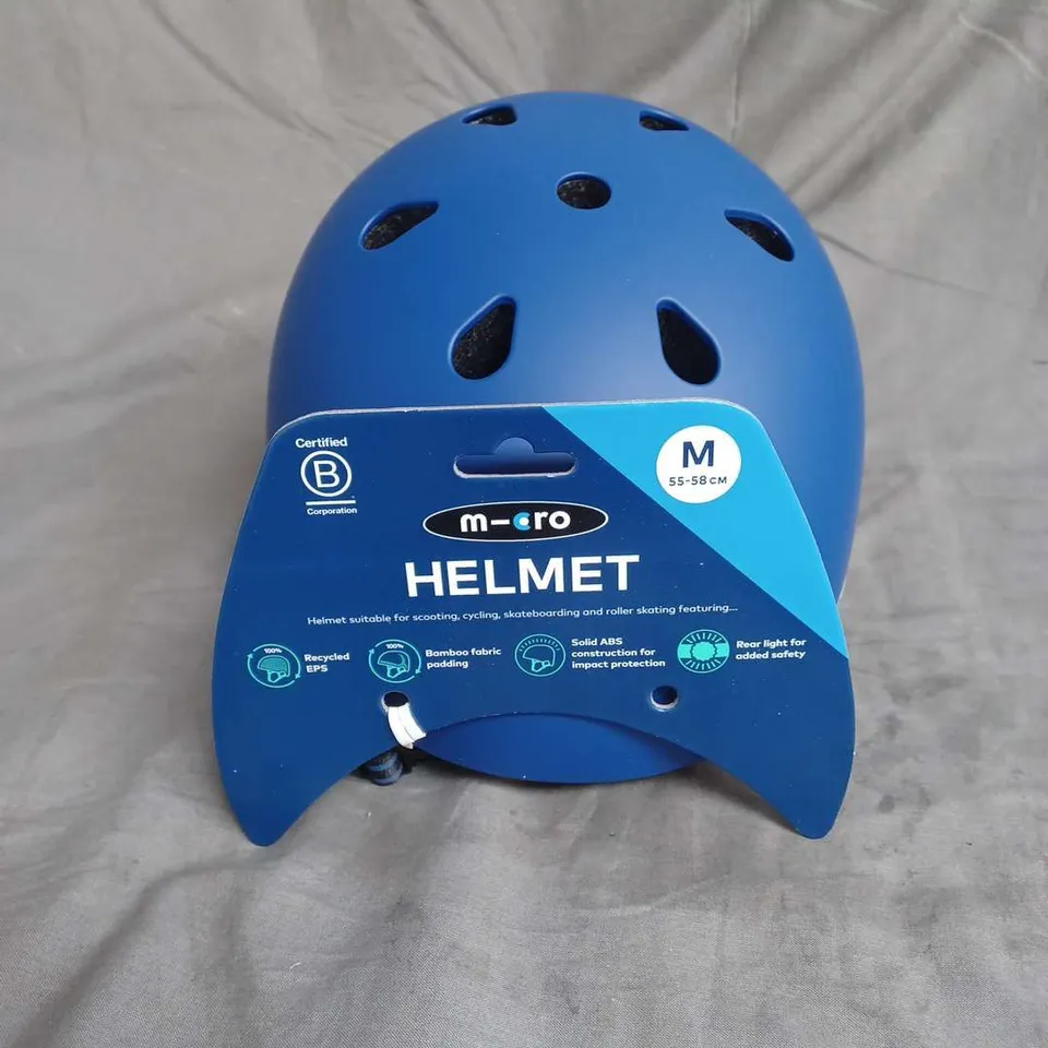 M-CRO HELMET IN BLUE SIZE M