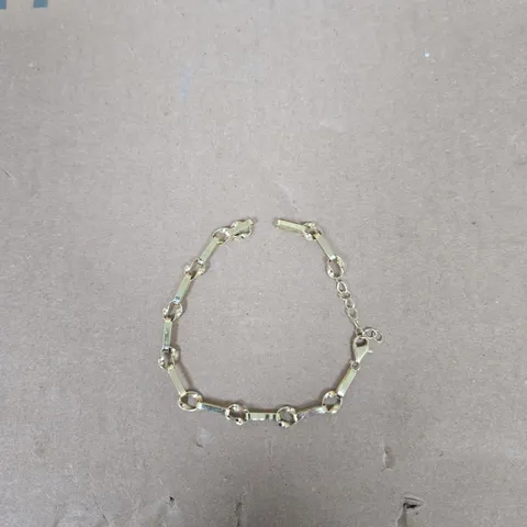 GOLD 9CT ITALIAN GOLD LINK BRACELET 3.1G