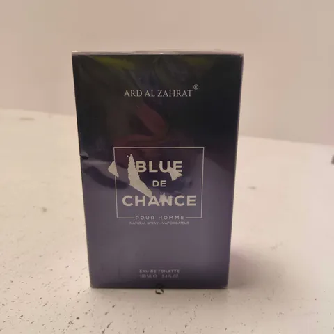 BOXED AND SEALED ARD AL ZAHRAT BLUE DE CHANCE POUR HOMME EAU DE TOILETTE 100ML