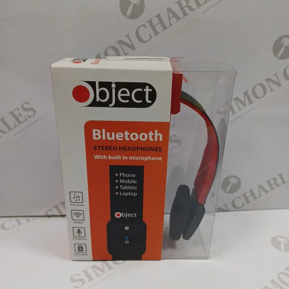 BOXED OBJECT BLUETOOTH STEREO HEADPHONES