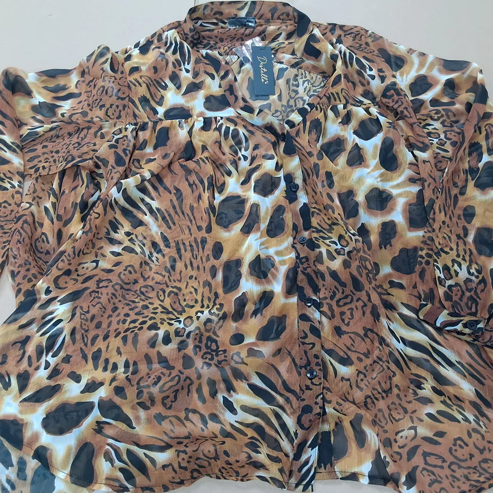 LOT OF 16 BRAND NEW ANIMAL PRINT SHIRTS - S