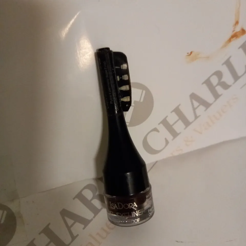 BOX OF APPROXIMATELLY 80 ISADORA WATERPROOF GEL EYELINER BOTTLES (3 GRAMS)