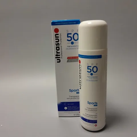 3 BOXED ULTRASUN SPF50 UVA SPORTS GEL (3 x 200ml)