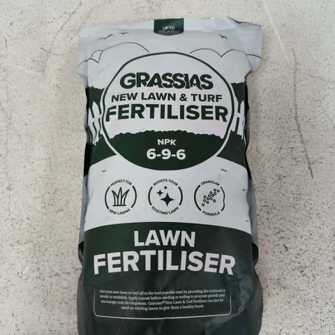 GRASSIAS NEW LAWN & TURF FERTILISER – NPK 6-9-6