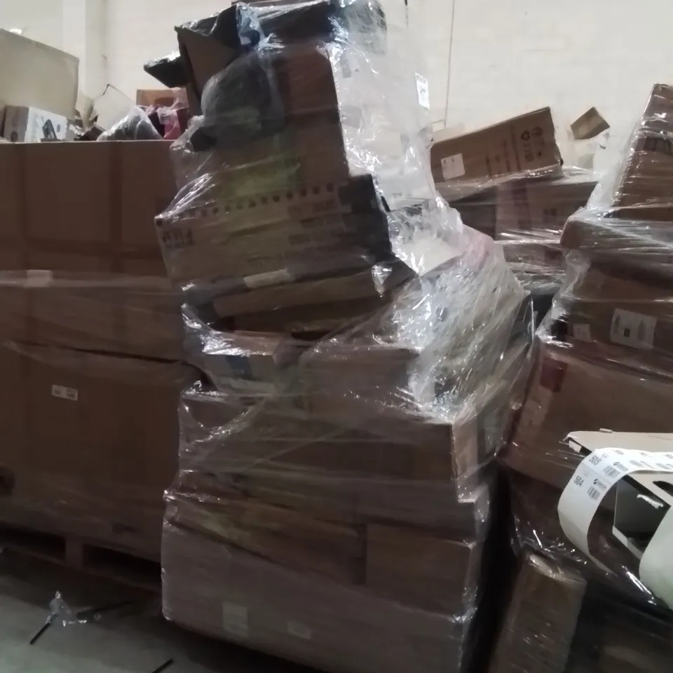 PALLET OF ASSORTED HOUSEHOLD GOODS AND PRODUCTS TO INCLUDE;PORTABLE JUICER,PERFUME ADVENT CALENDAR,CAR PLAY MONITOR