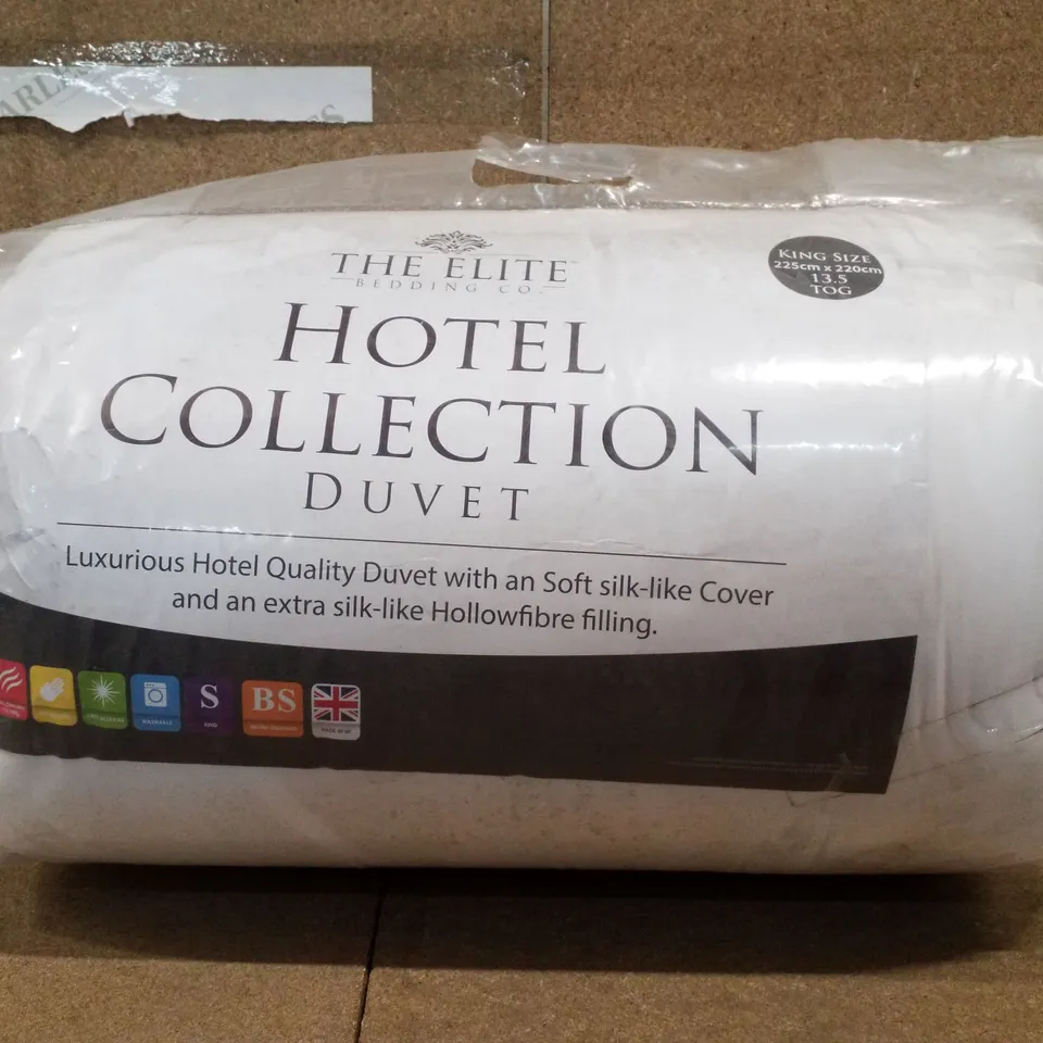 THE ELITE BEDDING CO. HOTEL COLLECTION DUVET - KING SIZE 13.5 TOG 