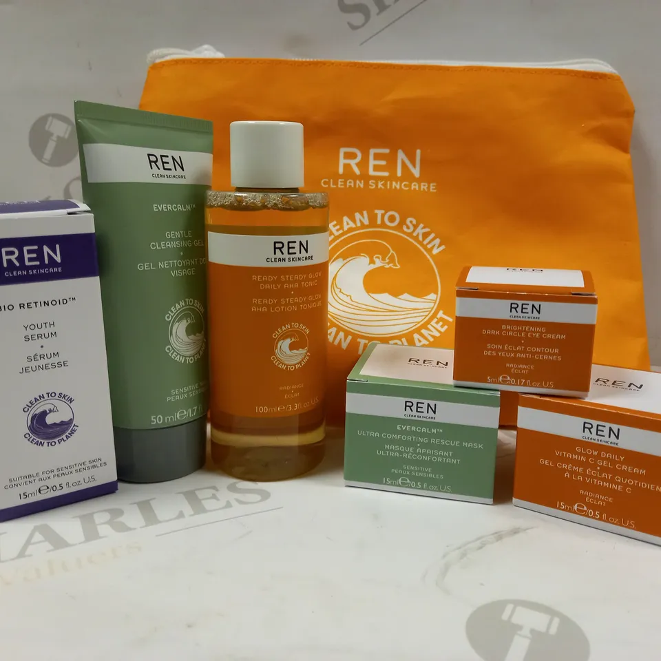 REN SKINCARE GIFT BAG INCLUDES 6 