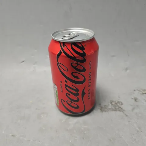 TOTE OF APPROXIMATELY 16 COCA COLA ZERO SUGAR 330ML