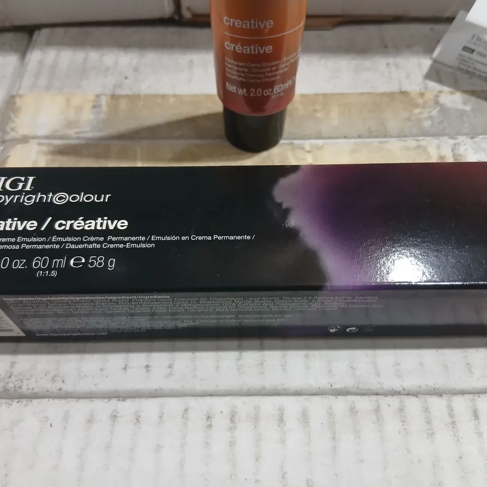 APPROXIMATELY 5,500 TIGI CREATIVE COLOUR PERMANENT CREME EMULSION – HAIR COLOUR 60ML