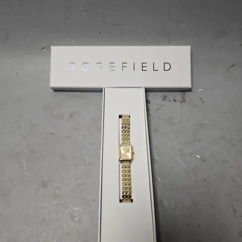 BOXED ROSEFIELD GOLDEN SMALL WOMENS WATCH