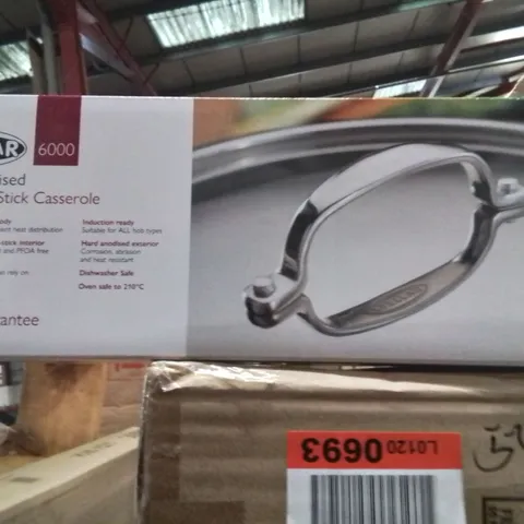 BOXED STELLAR ELEMENT 5L ALUMINIUM CASSEROLE PAN 