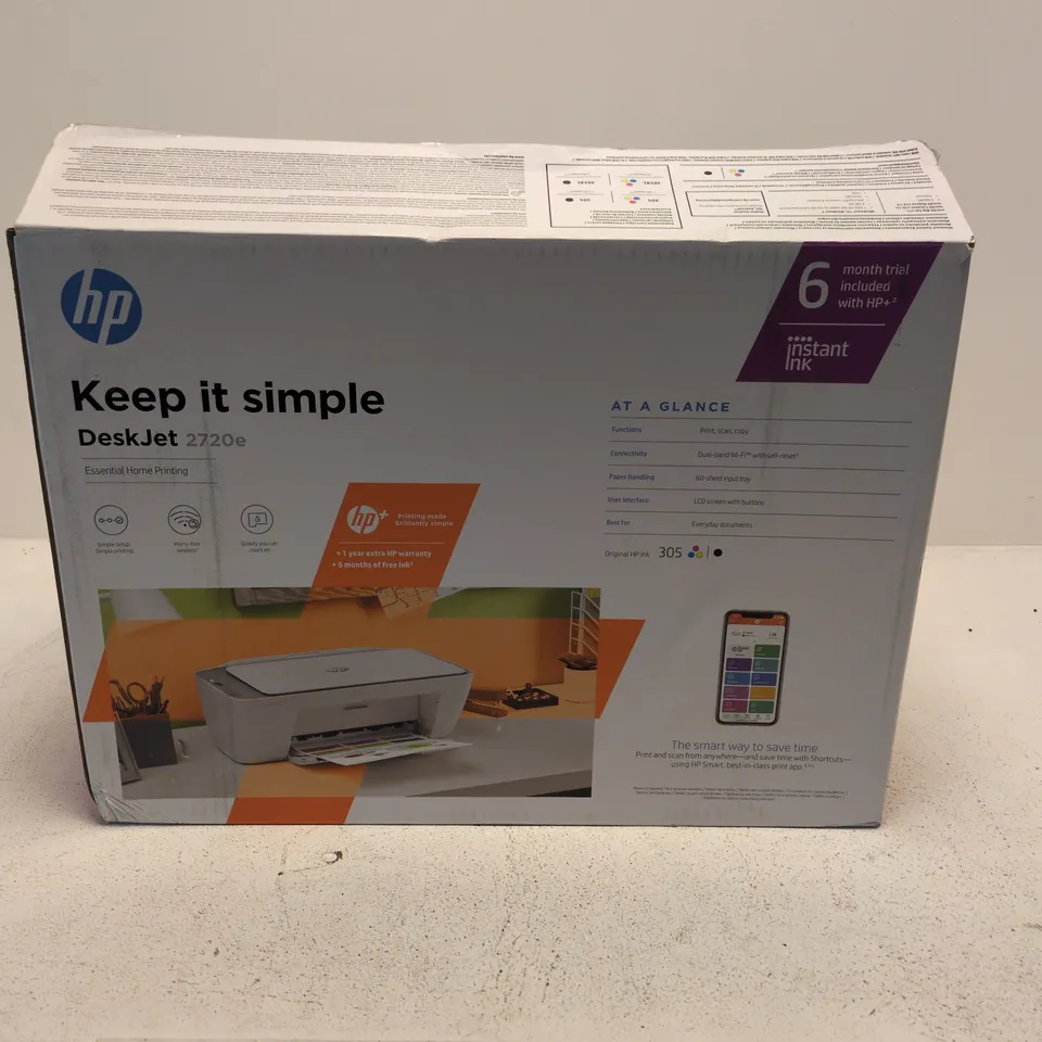 HP DESKJET 2720E PRINTER – BOXED 