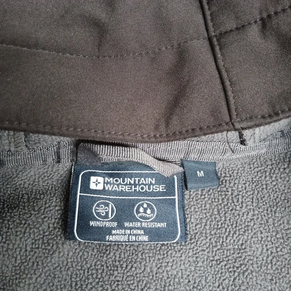 MOUNTAIN WAREHOUSE WINDPROOF & WATER-RESISTANT HOODED JACKET – SIZE M