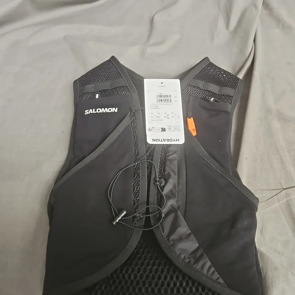 SALOMON HYDRATION RUNNING VEST – BLACK SIZE XS