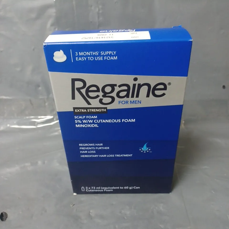 BOXED AND SEALED REGAINE FOR MEN EXTRA STRENGTH MIXODIDIL