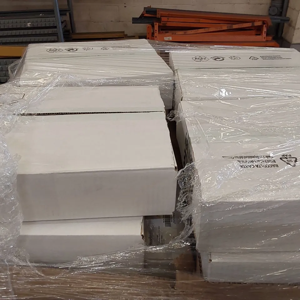 PALLET OF APPROXIMATELY 70x BATHSTORE HOUSE BEAUTIFUL 600MM PLASTIC DRAWER INSERTS 