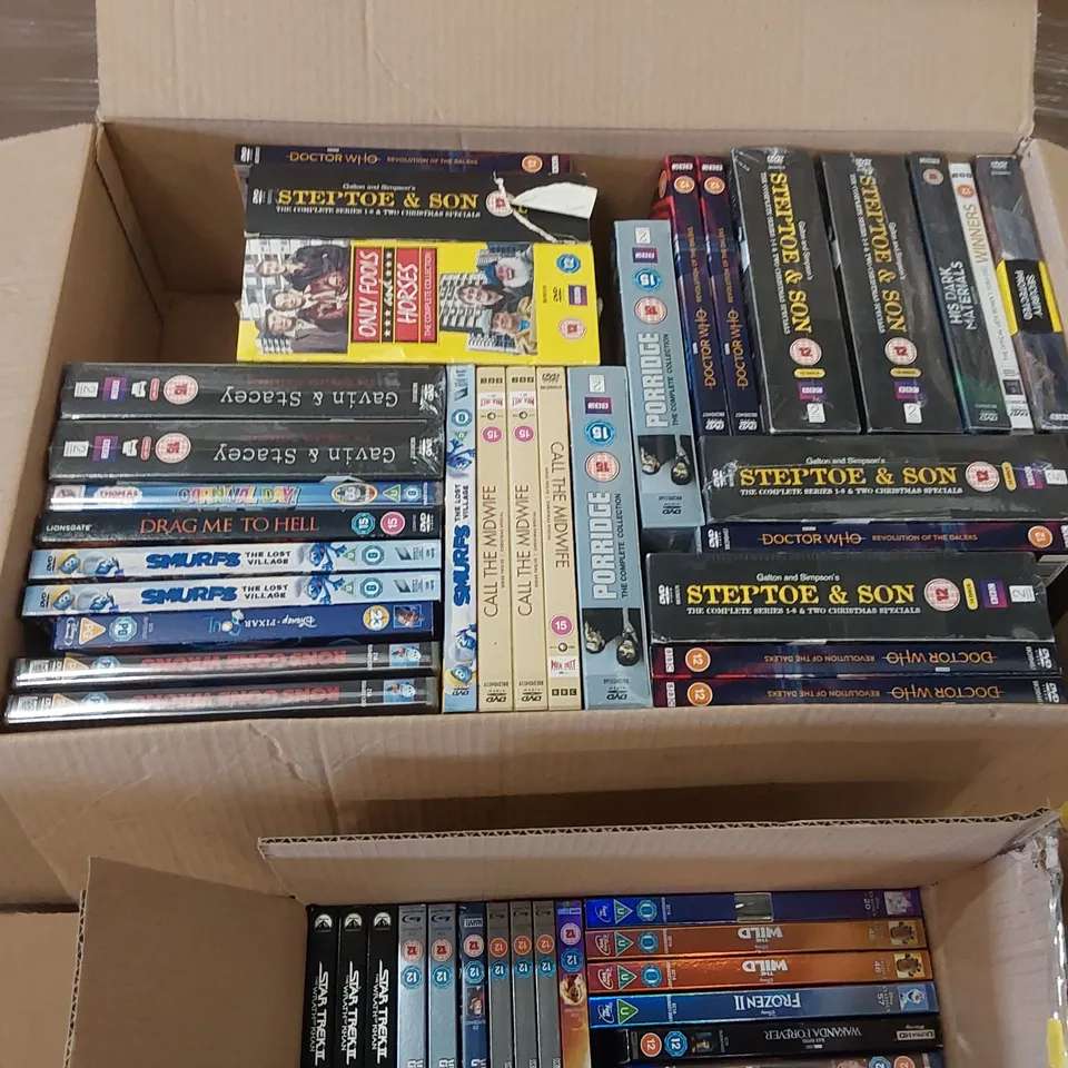 PALLET CONTAINING LARGE QUANTITY OF MIXED CD'S AND DVD'S