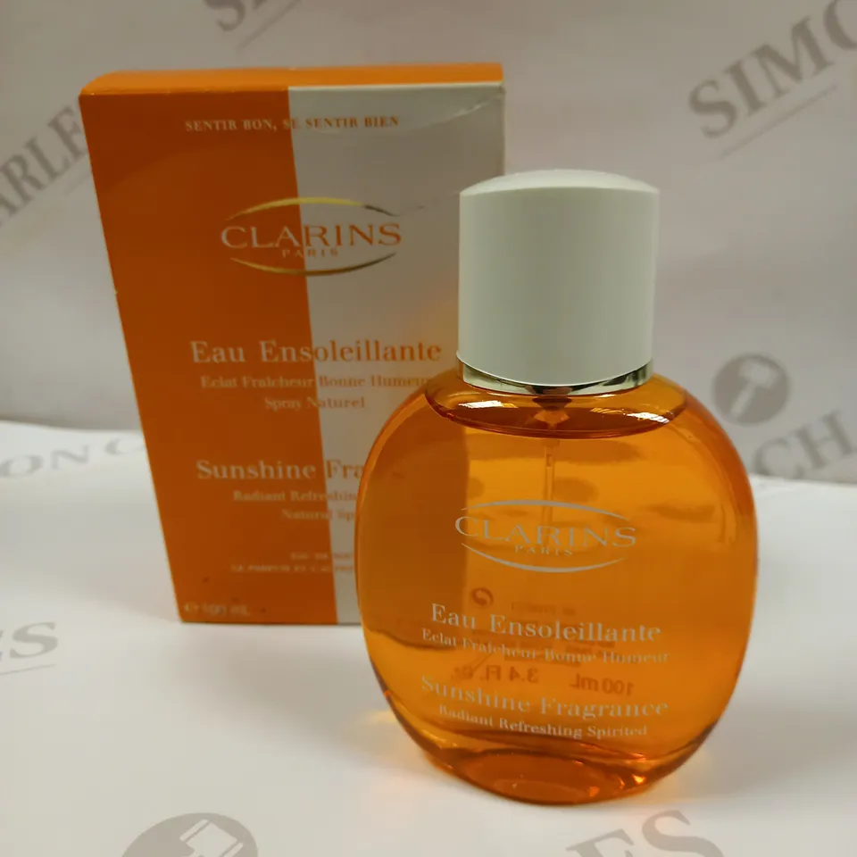 CLARINS PARIS EAU ENSOLEILLANTE SUNSHINE FRAGRANCE 100ML