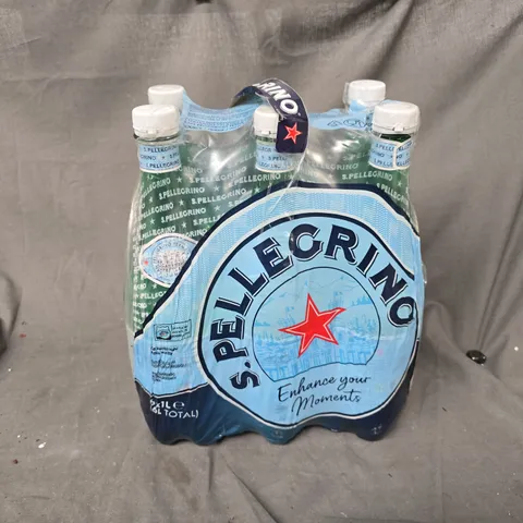 6 PACK OF S.PELLEGRINO 1L SPARKLING WATER - COLLECTION ONLY