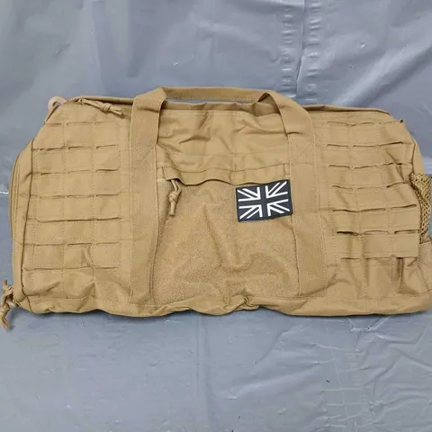 LARGE KHAKI DUFFLEBAG 