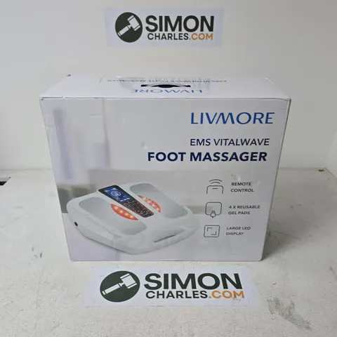 BOXED LIVMORE EMS VITALWAVE FOOT MASSAGER