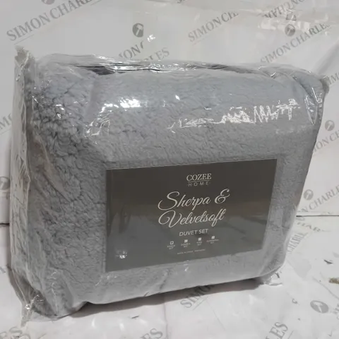COZEE HOME VELVET SOFT DUVET SET DOUBLE