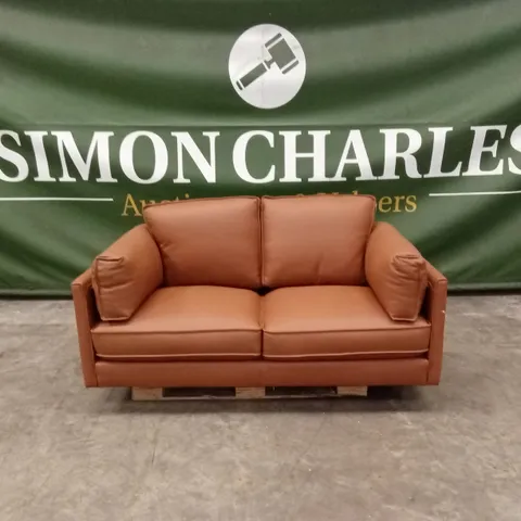 SASHA 2 SEATER LEATHER/FAUX LEATHER SOFA