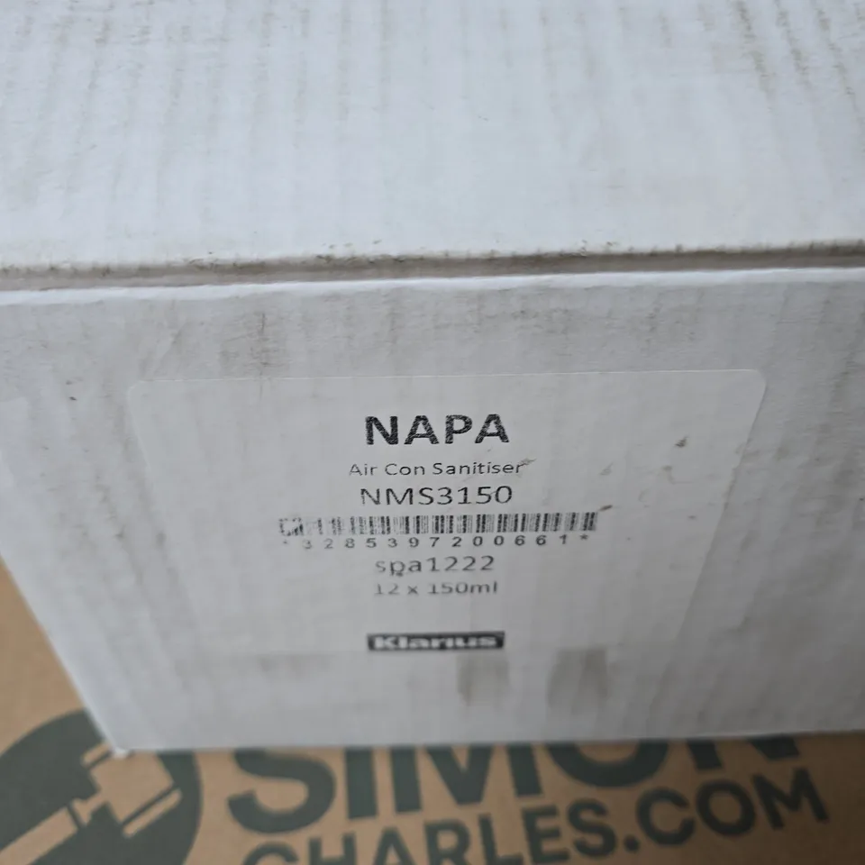 NAPA AIR CON SANITISER NMS3150 – 12 X 150ML  