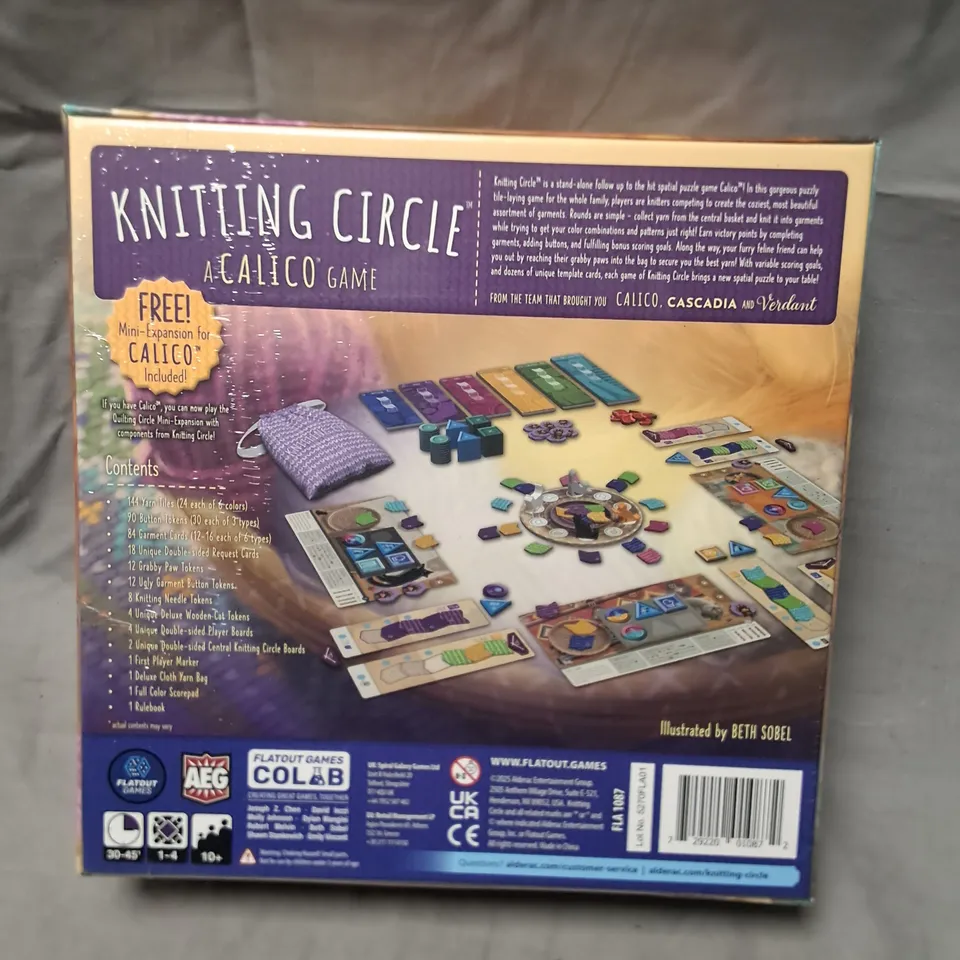 SEALED EMILY VINCENT KNITTING CIRCLE A CALICO GAME