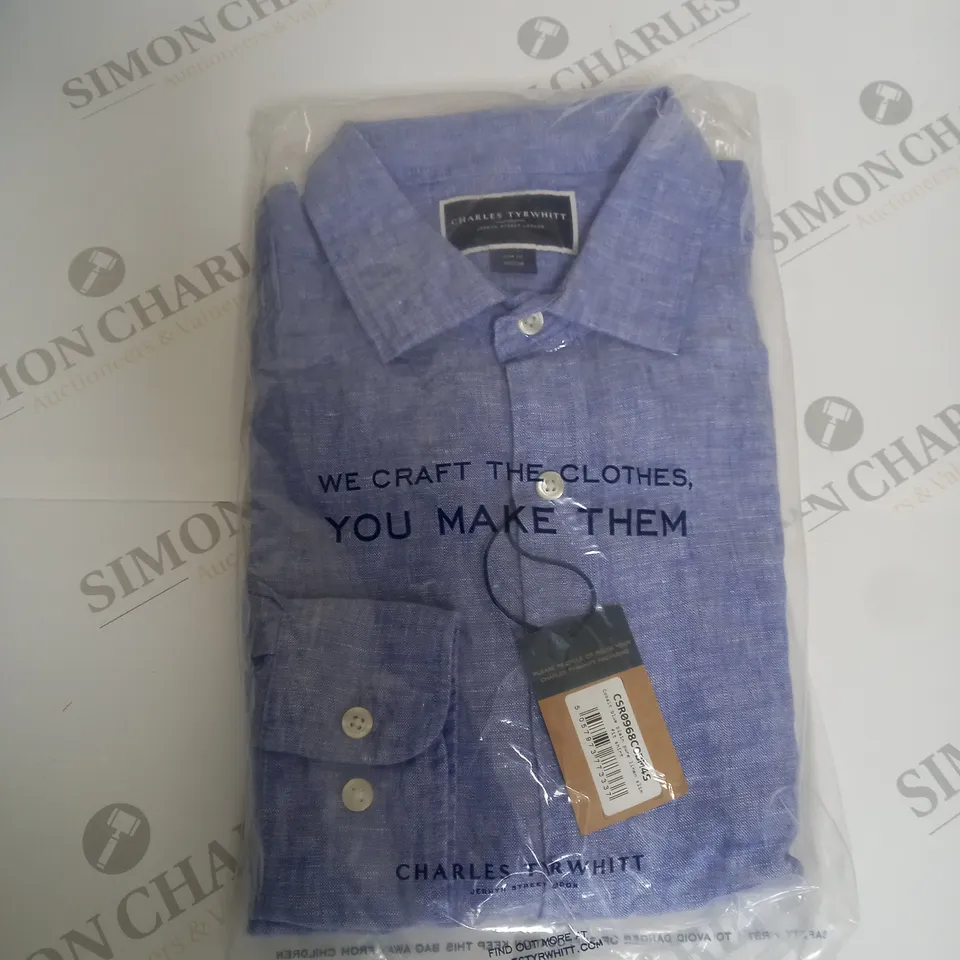 CHARLES TYRWHITT SLIM FIT SHIRT SIZE M