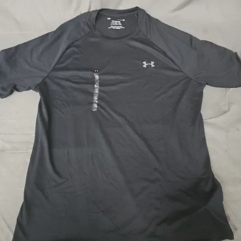 UNDER ARMOUR THE TECH TEE T‑SHIRT – BLACK, UK SIZE M