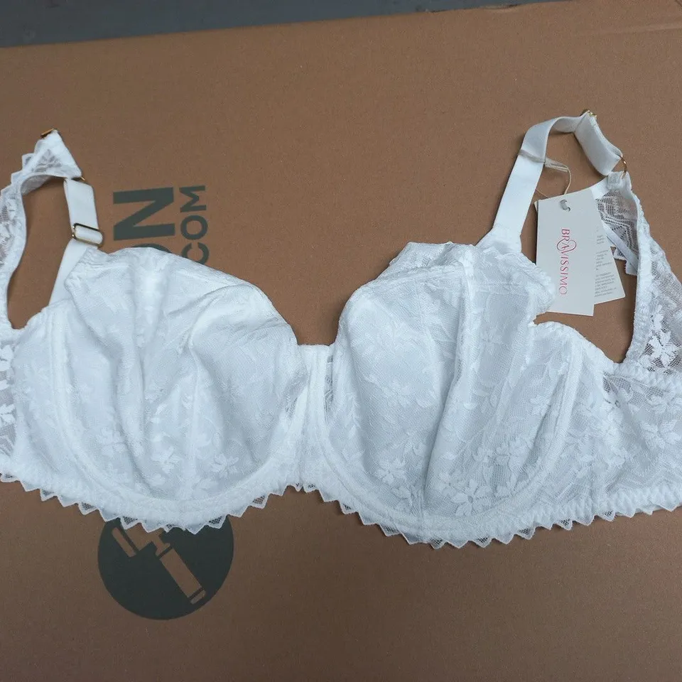 BRAVISSIMO ALICIA BRA IN WHITE - UK 32J