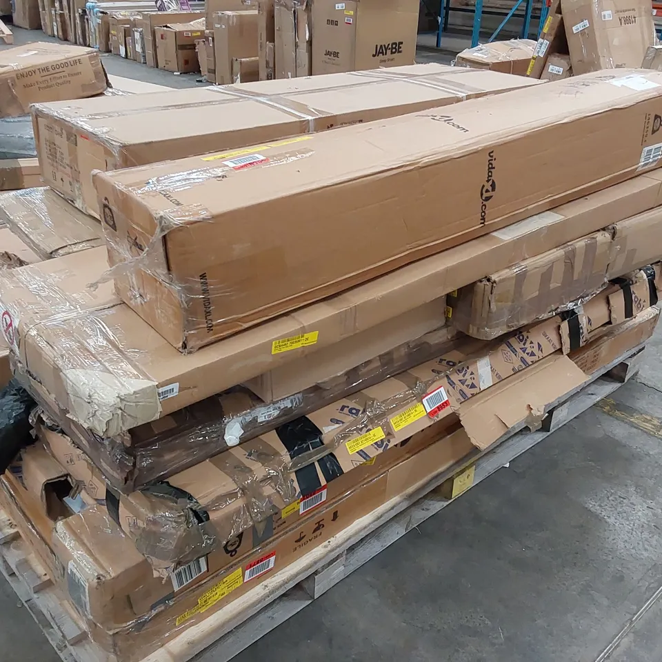 PALLET OF ASSORTED FURNITURE PARTS/CONSUMER PRODUCTS 