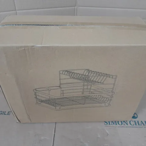 BOXED DISH RACK IN BLACK