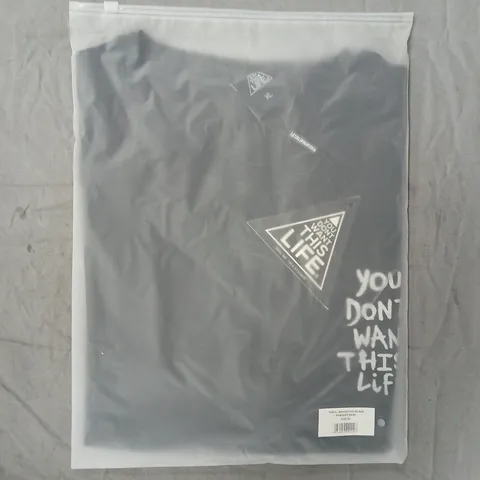 BOX OF APPROXIMATELY 20 YOU DON'T WANT THIS LIFE REFLECTIVE PAINTER T-SHIRTS IN BLACK - SIZE XL