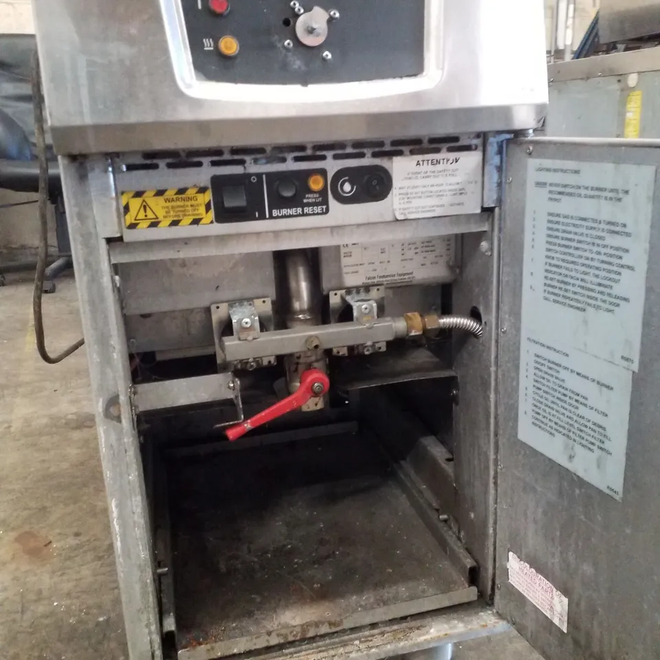 FALCON G401F SINGLE TANK NATURAL GAS FRYER 