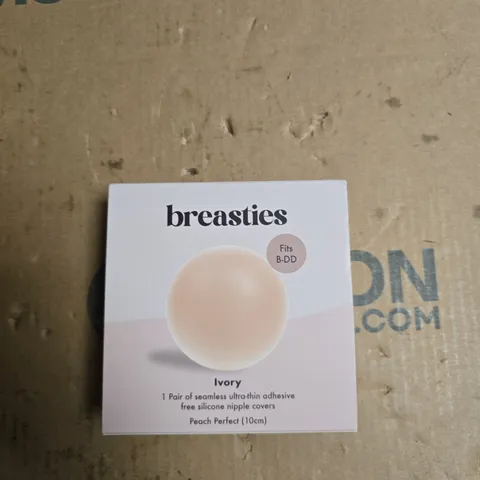 BREASTIES NIPPLE COVERS β IVORY, 1 PAIR, 10CM (PEACH PERFECT)