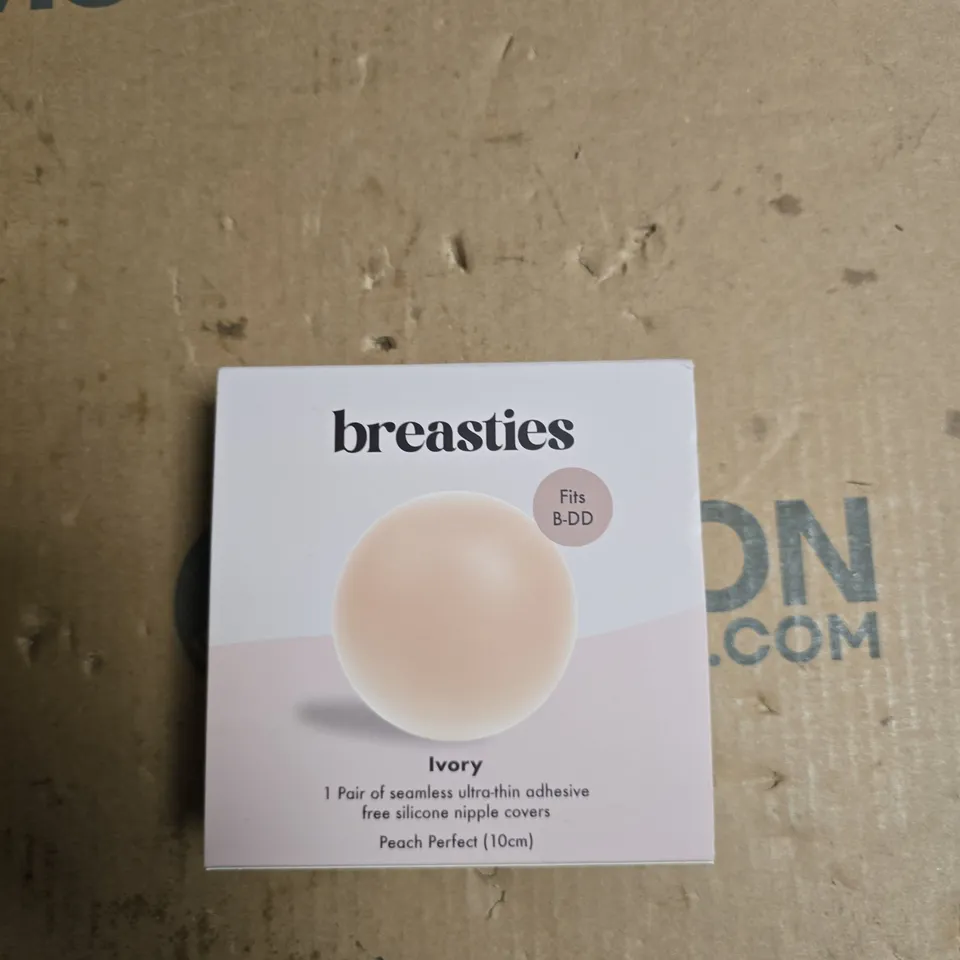 BREASTIES NIPPLE COVERS – IVORY, 1 PAIR, 10CM (PEACH PERFECT)