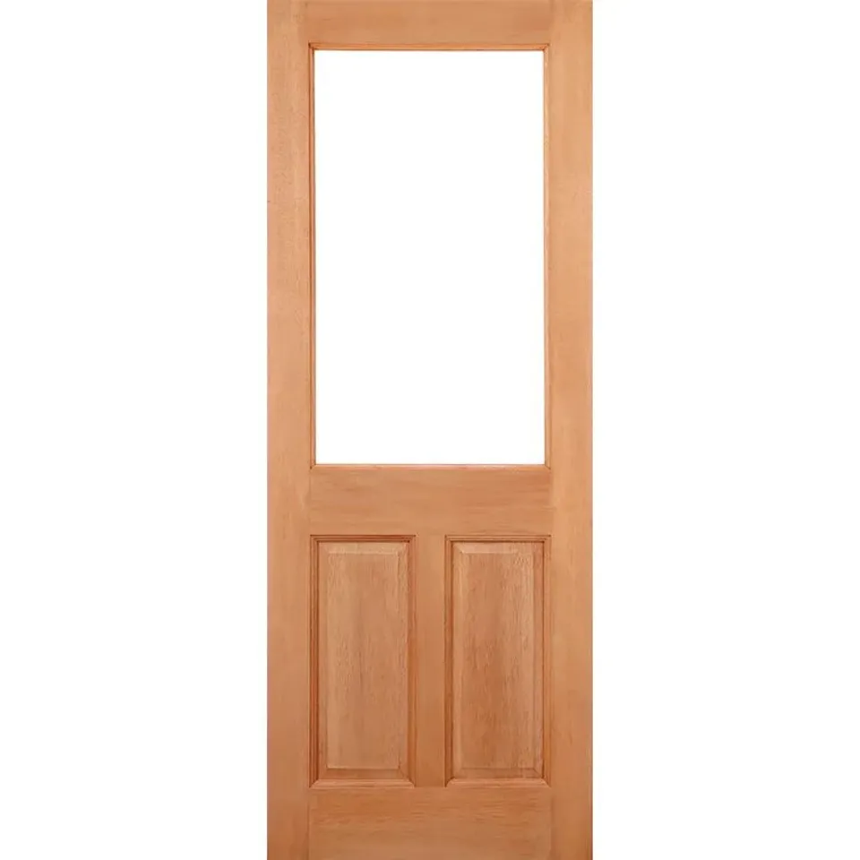 BOXED 2XG 2P GLAZED HARDWOOD EXTERNAL DOOR 