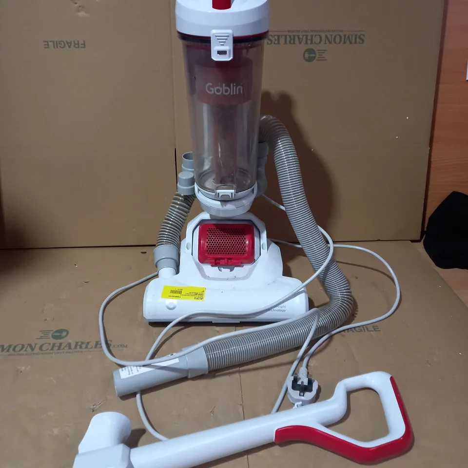 GOBLIN PET UPRIGHT VACUUM CLEANER - WHITE/RED