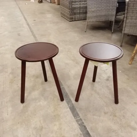 SET OF 2 HENRIE SIDE TABLES