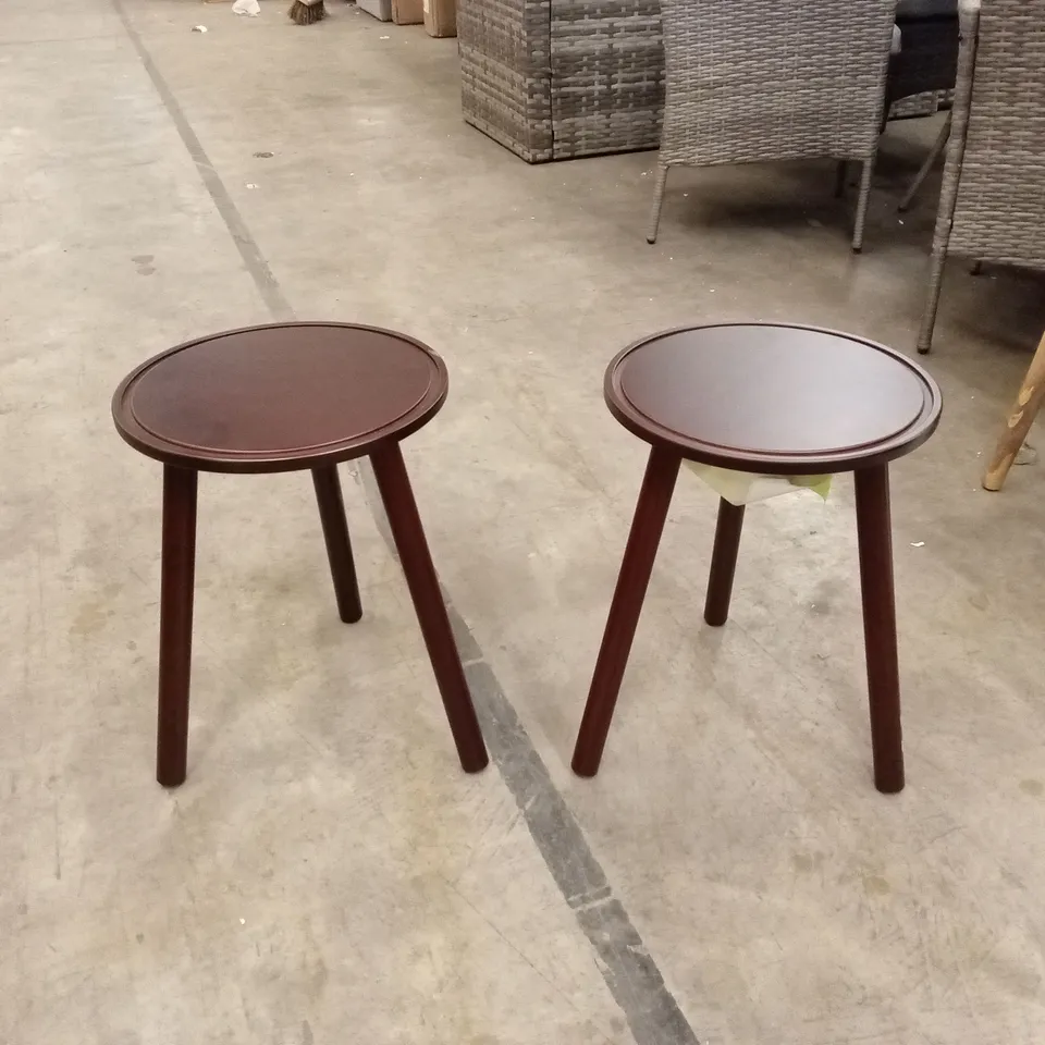 SET OF 2 HENRIE SIDE TABLES