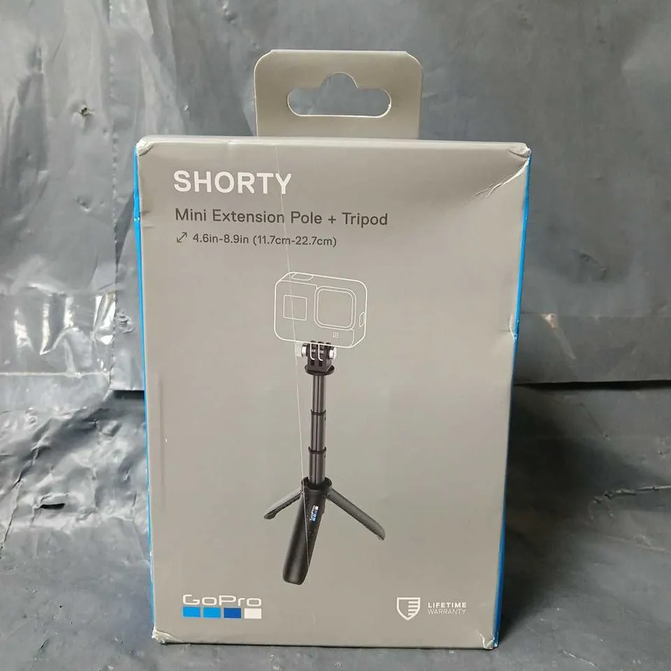 SEALED GOPRO SHORTY (MINI EXTENSION POLE + TRIPOD. HERO 9/10 COMPATIBLE)