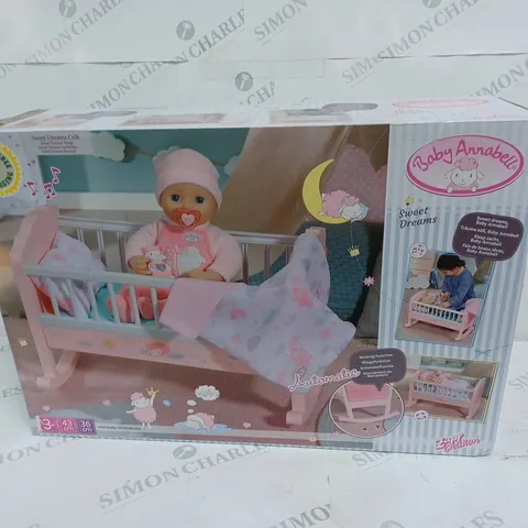 BABY ANNABELL SWEET DREAMS CRIB 