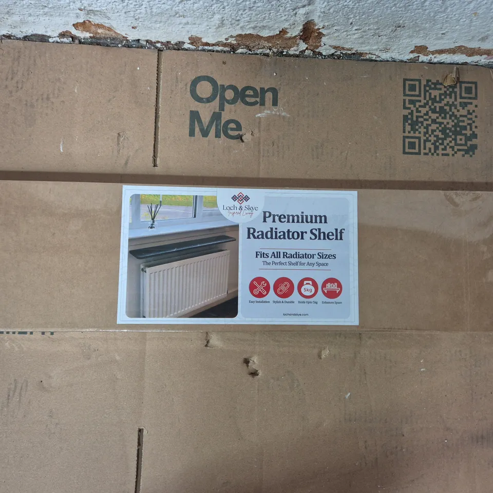 LOCH AND SKYE PREMIUM RADIATOR SHELF – 90CM - FITS ALL RADIATOR SIZES