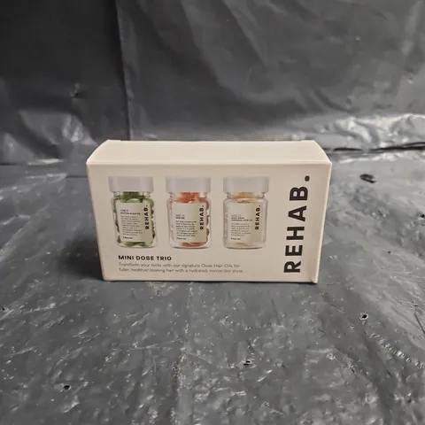 REHAB MINI DOSE TRIO HAIR OILS β BOXED SET (3 X 8 DOSES)