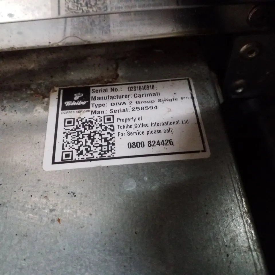 CARIMALI DIVA PRO 2 GROUP COFFEE MACHINE